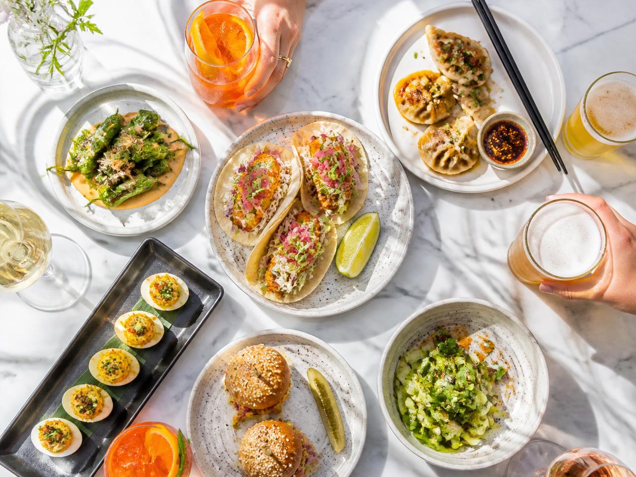 Tacos, dumplings, barbecue — half price nearby.
